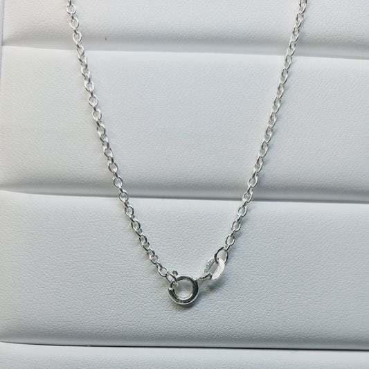 Sterling Silver 2.0mm Trace Chain 18" FR50