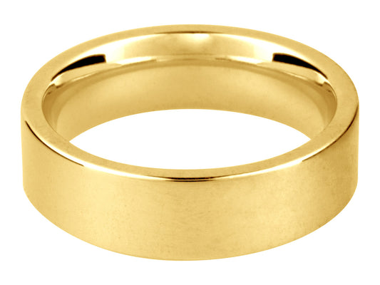 9ct Yellow Gold Easy Fit Wedding Ring 2.0mm Medium Weight