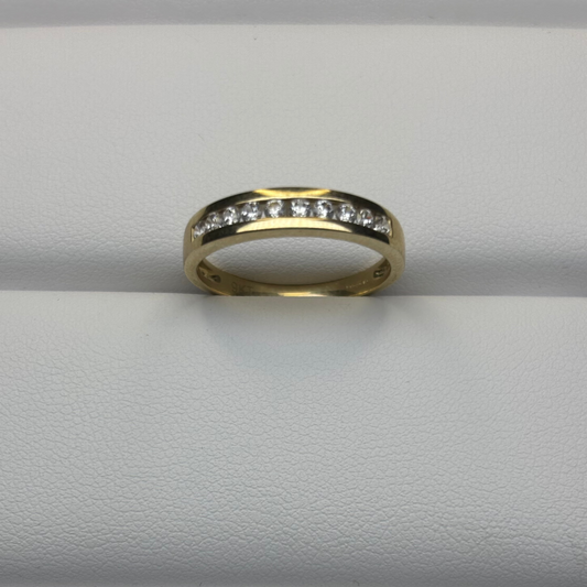 9ct Yellow Dress Ring Div318